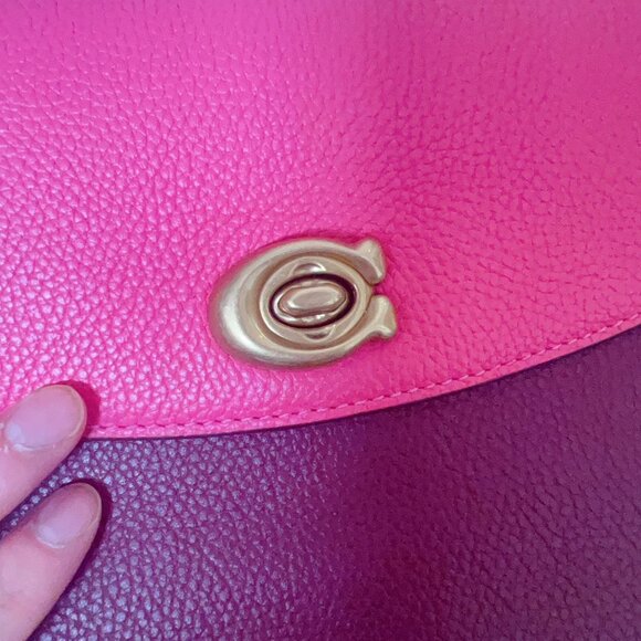 Coach Cassie Crossbody Bag 19 In Colorblock - Picture 6 of 9